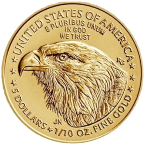 moeda de décimo de onça de ouro (1/10oz de ouro) - American Eagle 2025