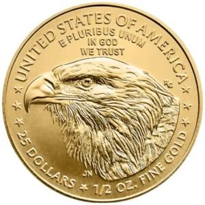 moeda de meia de onça de ouro (1/2oz de ouro) - American Eagle 2025