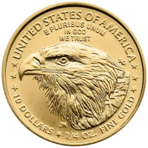 moeda de quarto de onça de ouro (1/4oz de ouro) - American Eagle 2025
