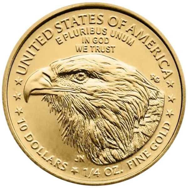 moeda de quarto de onça de ouro (1/4oz de ouro) - American Eagle 2025