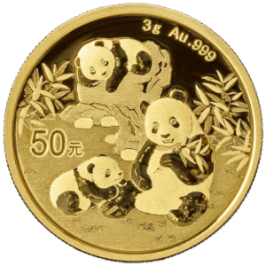 moeda de 3 gramas de ouro (3g de ouro) - Panda China 2025