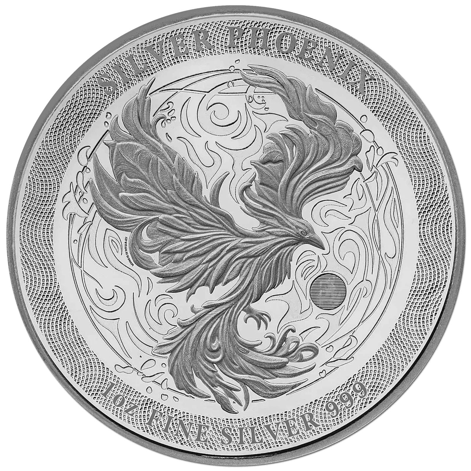moeda de 1 onça de prata (1oz de prata) - Phoenix Niue 2025